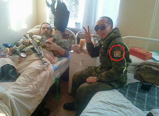 Раненный ополченец в одной из больниц Хацапетовки