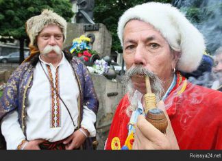 Еду-едут по Берлину наши козаки