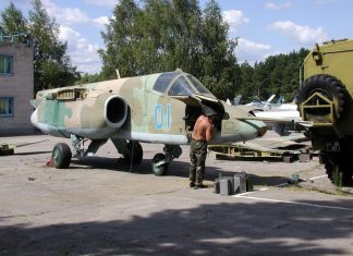 Су-25 ВВС ЛНР совершил свой первый боевой вылет и успешно атаковал колонну карателей