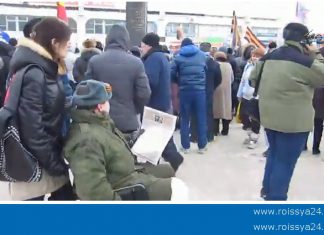 Настоящий патриот приехал на антимайдан в Ульяновске!