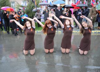 В Симферополе стартовала всероссийская акция «Георгиевская ленточка»