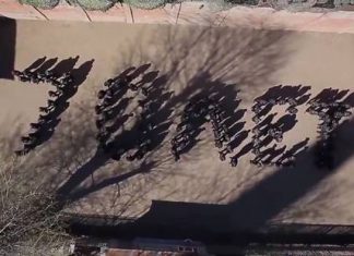 (Видео): Заключённые устроили в «Крестах» флэшмоб в честь 9 мая