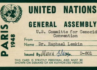 Пропуск Рафаля Лемкина. Комитет по Конвенции о геноциде. ООН. 1948