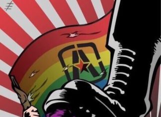 В Лондоне футбольные фанаты дают пизды левакам