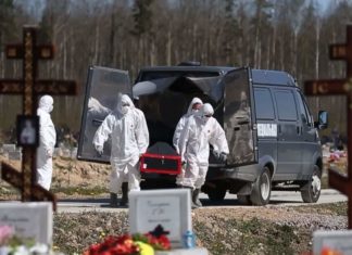 В СПб от covid19 в апреле умерло в 10 раз больше, чем заявляли власти
