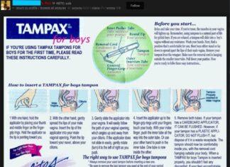 «Анальные тампоны» – новый уровень абсурда транс-шизов.